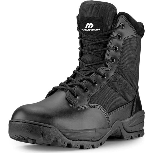 Maelstrom Military Tactical Work Boots for Hiking Motorcycling EMS EMT - Picture 1 of 7